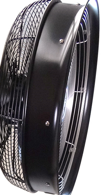 Shroud With Back Cage Only. Chrome Fan Guard and Screws NOT included