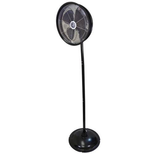 14" Blk Shrouded Oscillating Outdoor Indoor Pedestal Fan-3 Speeds 14" Blk Shrouded Oscillating Outdoor Indoor Pedestal Fan-3 Speeds