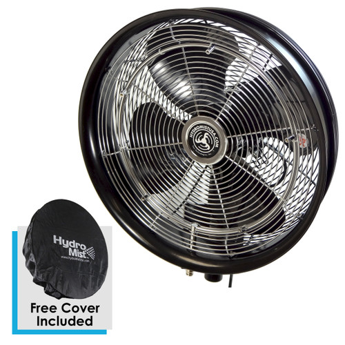 18" Black Professional Oscillating Misting Fan (Requires 1000 PSI pump and 3/8 High Pressure Hose) 18" Black Professional Oscillating Misting Fan (Requires 1000 PSI pump and 3/8 High Pressure Hose)