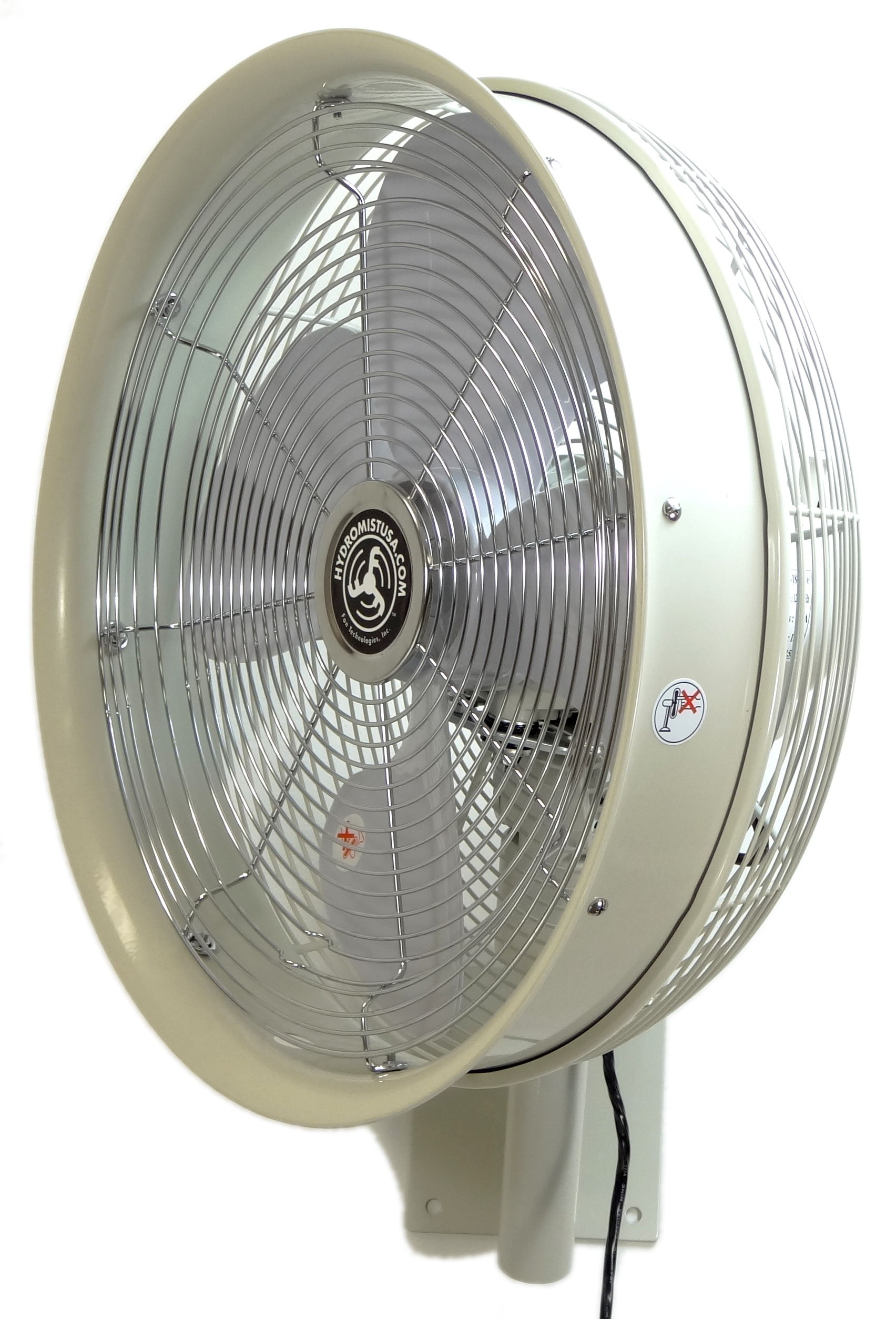 outdoor misting fan wall mount