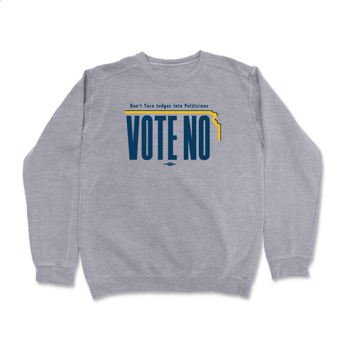 Vote No (Dark Ash Crewneck Sweater)