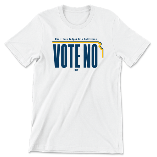 Vote No (Unisex White Tee)