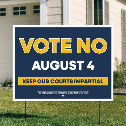 Keep Our Courts Impartial (24" x 18" Coroplast Yard Sign)