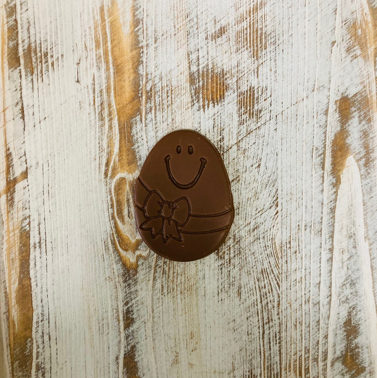 Easter Chocolate Smiley Egg