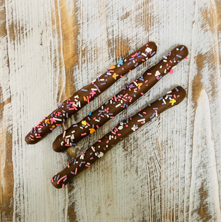 Easter Chocolate Pretzel Rods