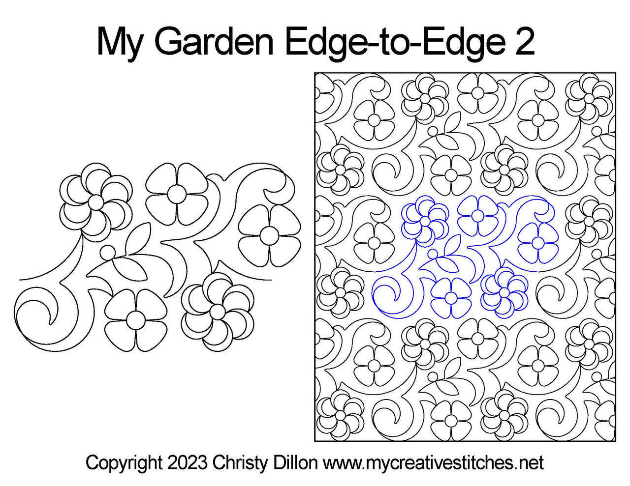Secret Garden EdgetoEdge My Creative Stitches