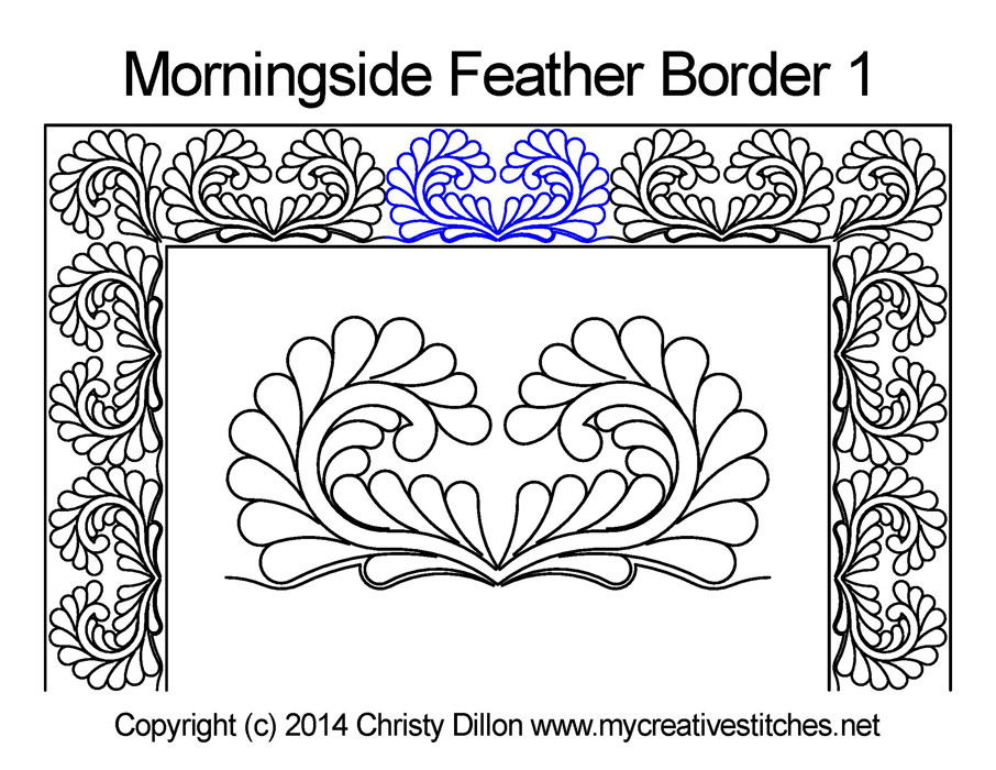 Morningside Feather EdgetoEdge 1 My Creative Stitches