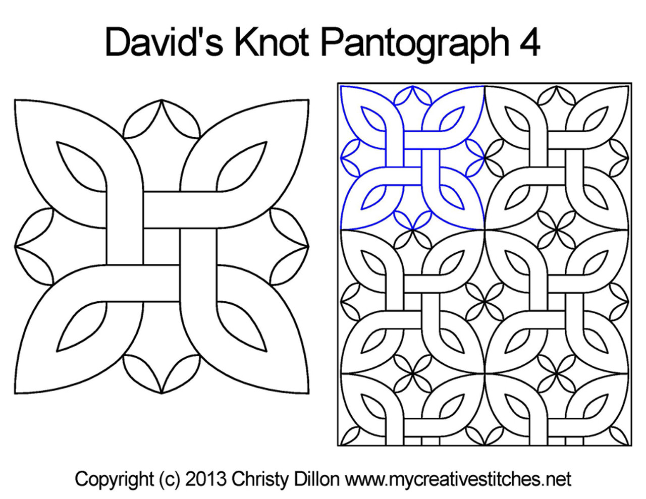 David's Knot Edge-to-Edge 4