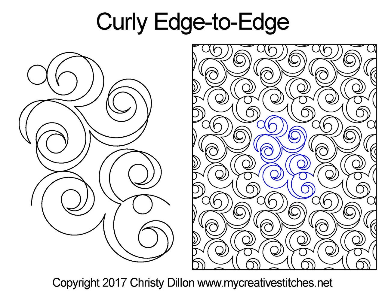 Computerized Quilting Pattern Curly Edge-to-Edge computerized-quilting-pattern-curly-edge-to-edge