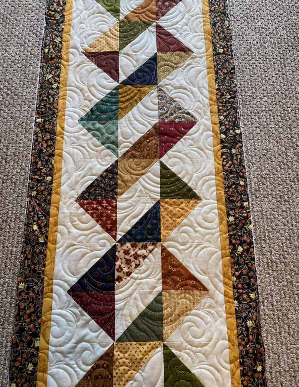 Heather's Half Square Triangle Quilt