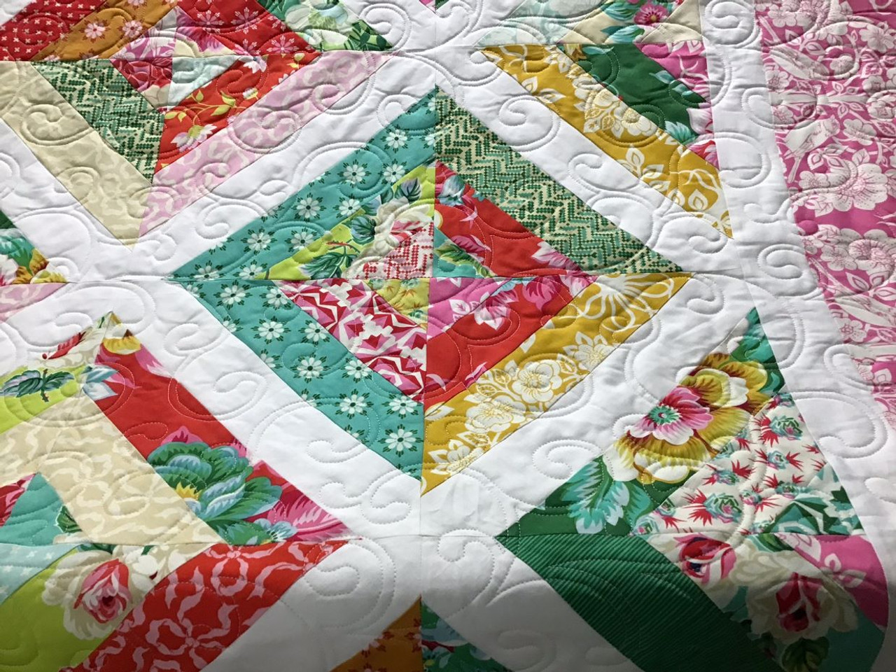 小物 HOLIDAY FLOWER QUILTING LONG MUFFLER HOLIDAY FLOWER QUILTING LONG MUFFLER