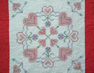 A Quilt from Pam Owen's Studio - Stamped Embroidery Quilt 