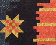 A Quilt from Karen Luther's Studio - Solar Eclipse Wall Hanging