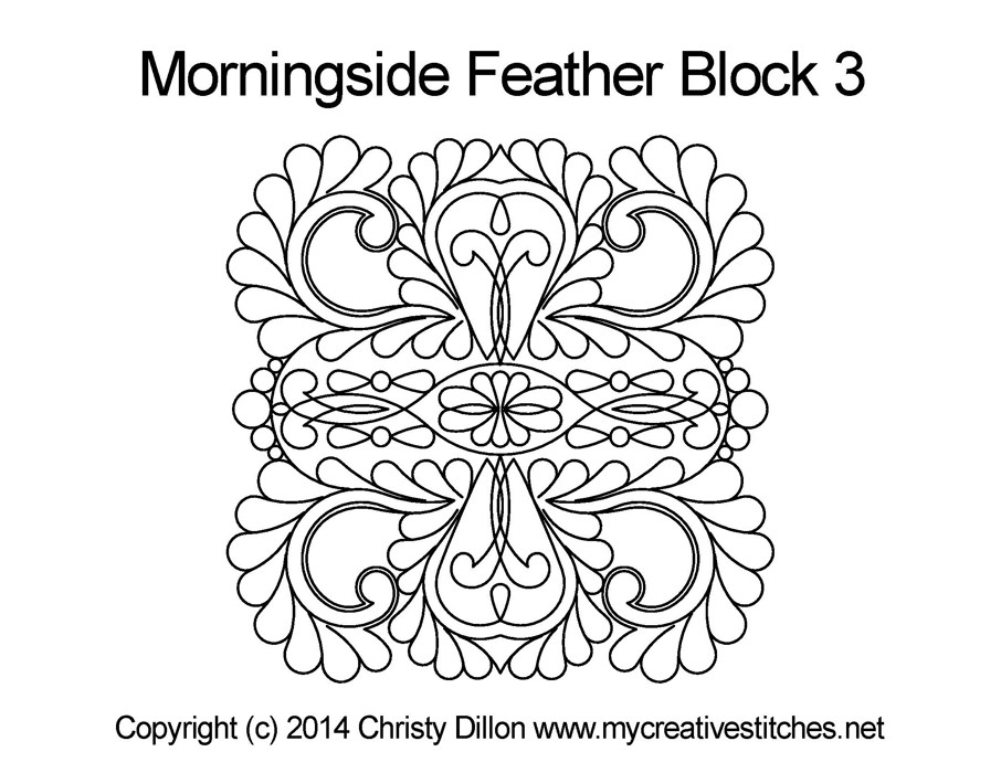 Morningside Feather EdgetoEdge 3 My Creative Stitches