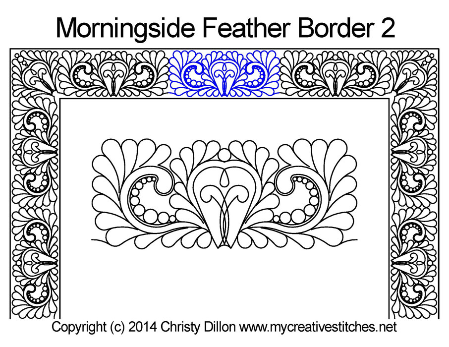 Morningside Feather EdgetoEdge 2 My Creative Stitches