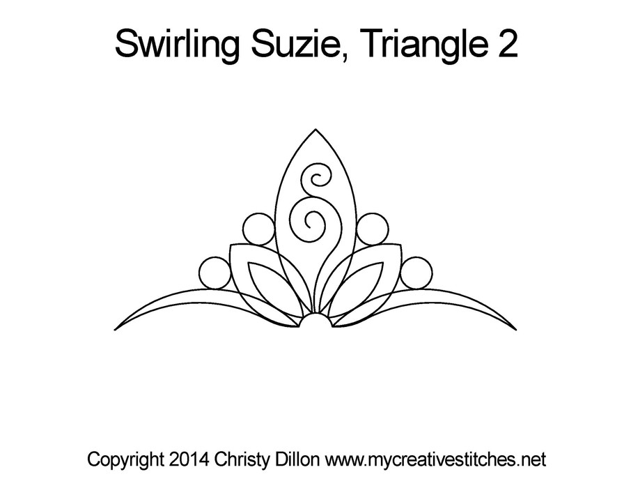 Swirling Suzie 45 Degree Diamond Quilt Block For Sale