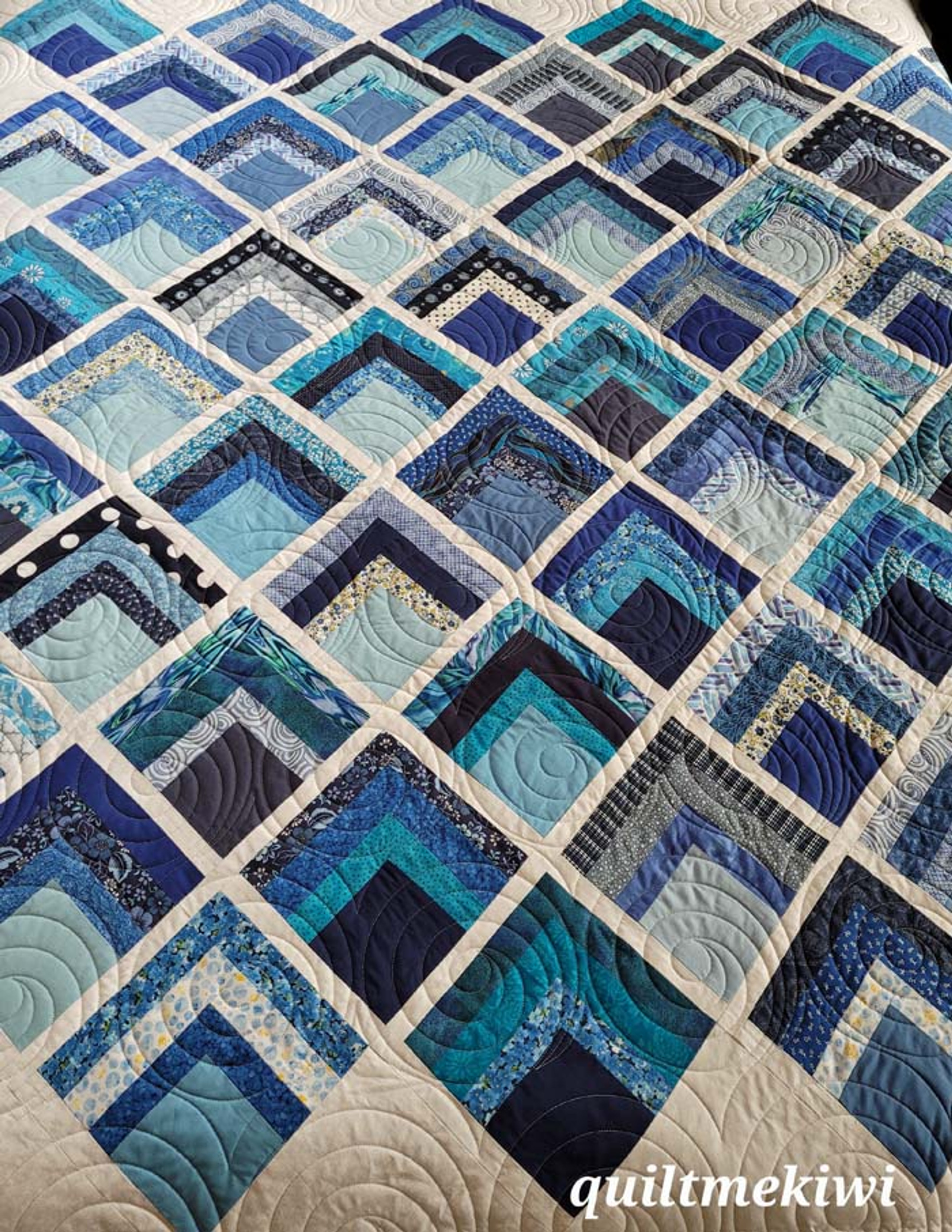 Computerized Quilting Pattern Hypnosis Edge-to-Edge Small