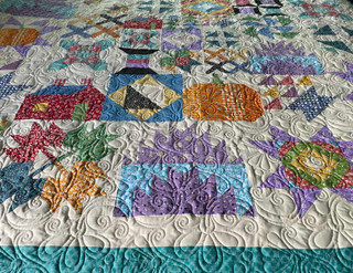 Computerized Quilting Pattern Flowers Rise Again Edge-to-Edge