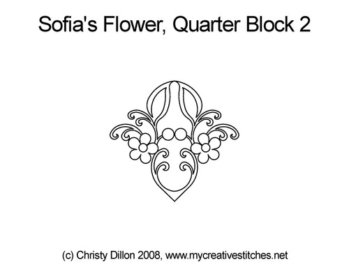 Sofia's Flower, Quarter Block 2
