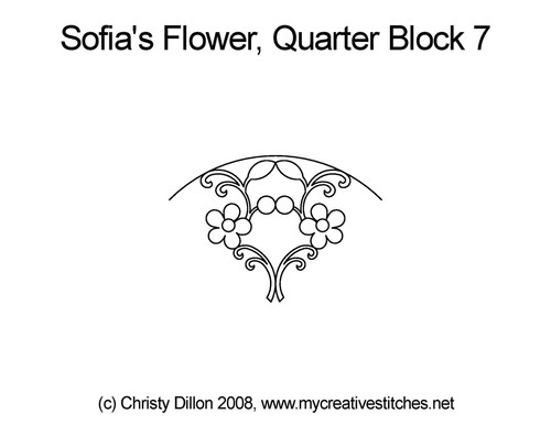 Sofia's Flower, Quarter Block 7