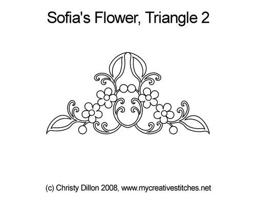 Sofia's Flower Triangle 2