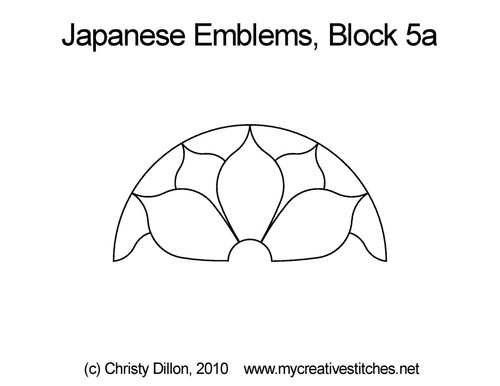 Japanese Emblems, Block 5a
