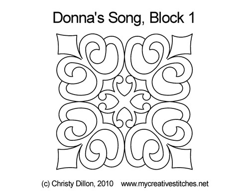 Donna's Song Block 1