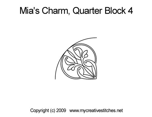 Mia's Charm, Quarter Block 4