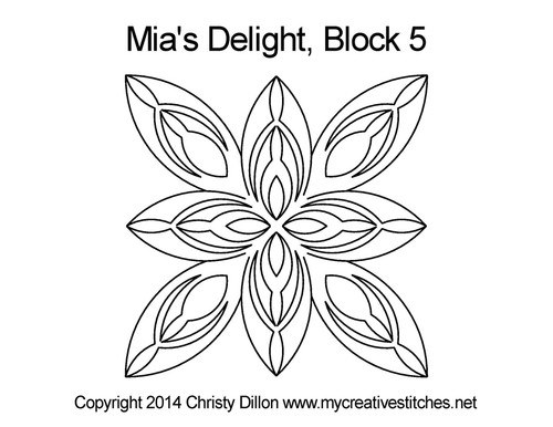 Mia's Delight, Block 5