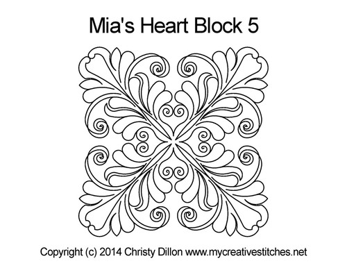 Mia's Heart Block 5