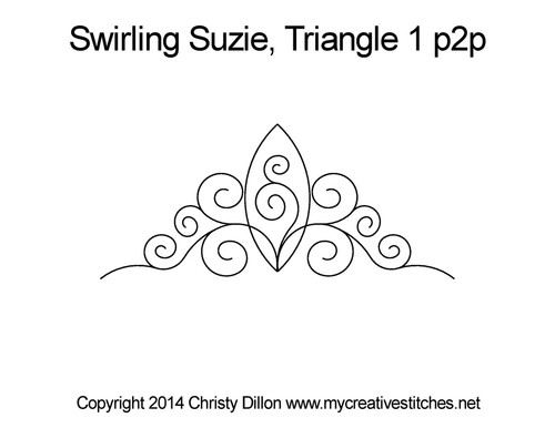 Swirling Suzie Triangle 1 Point-to-Point