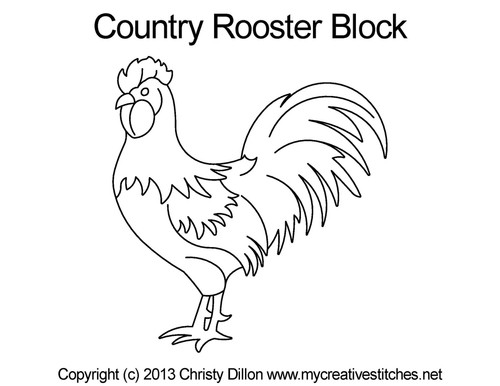 Country Rooster, Block