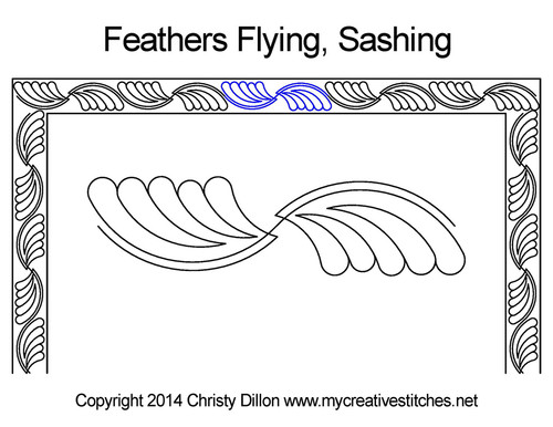 Feathers Flying Sashing