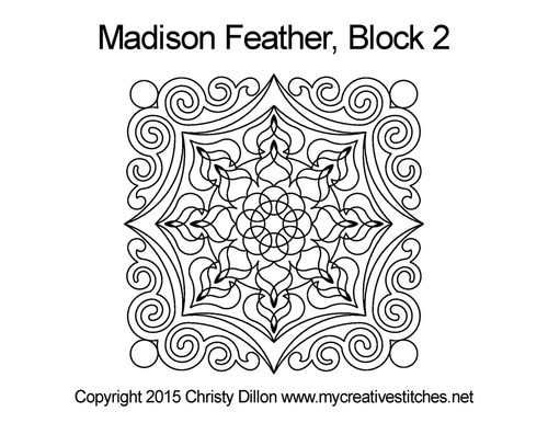Madison Feather Block 2