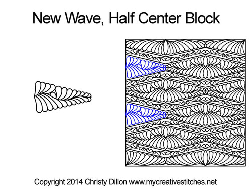 New Wave Center Half Block
