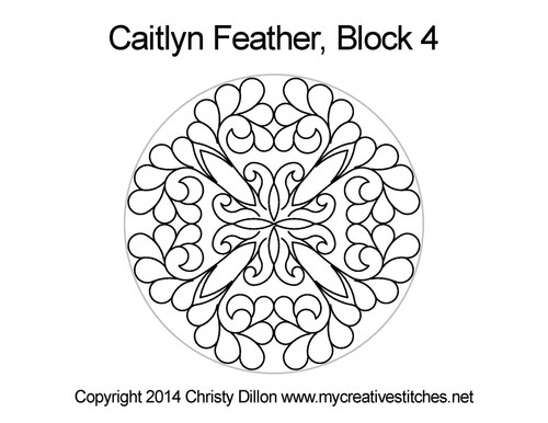 Caitlyn Feather Block 4