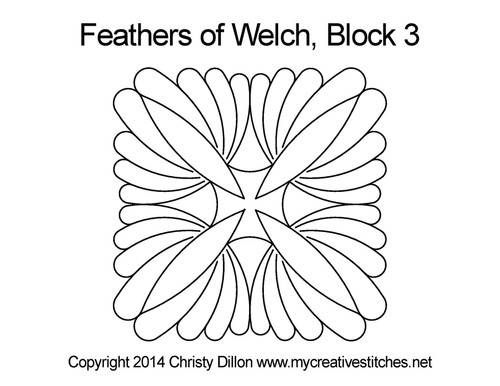 Feathers of Welch Block 3