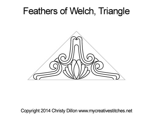 Feathers of Welch Triangle