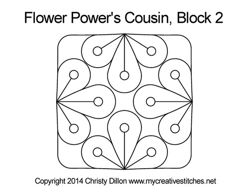 Flower Power's Cousin Block 2