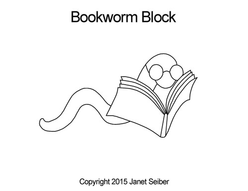 Janet Seiber Bookworm block quilting designs