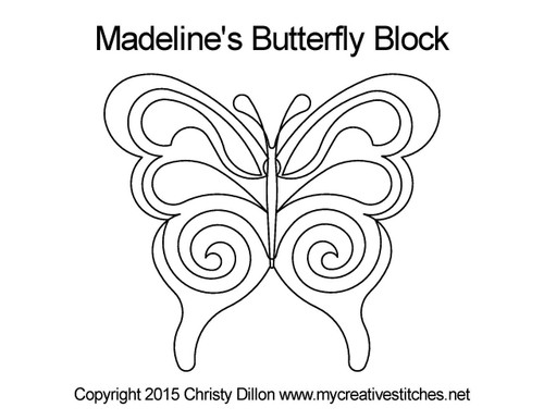 Madeline's Butterfly, Block