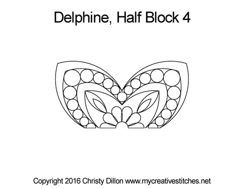 Delphine, Half Block 4