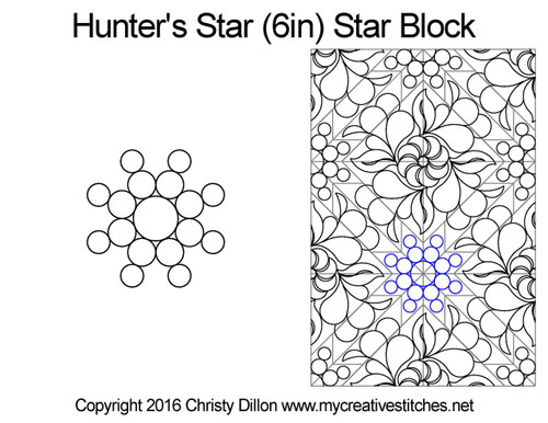 Hunter's Star (6 Inch), Promise Star Block