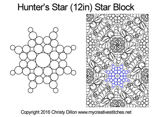 Hunter's quilting ideas for star blocks