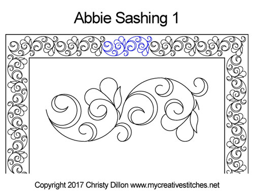 Abbie Sashing 1
