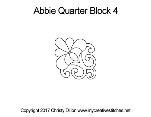 Abbie, Quarter Block 4