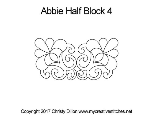 Abbie, Half Block 4