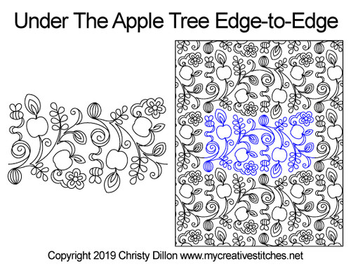 Under the Apple Tree Edge-to-Edge designs