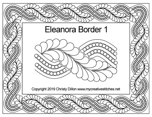 Eleanora Border 1 quilting design