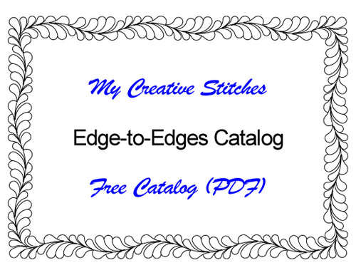 Free Catalog (PDF) for Edge-to-Edge Patterns - Digitized Quilting Pattern